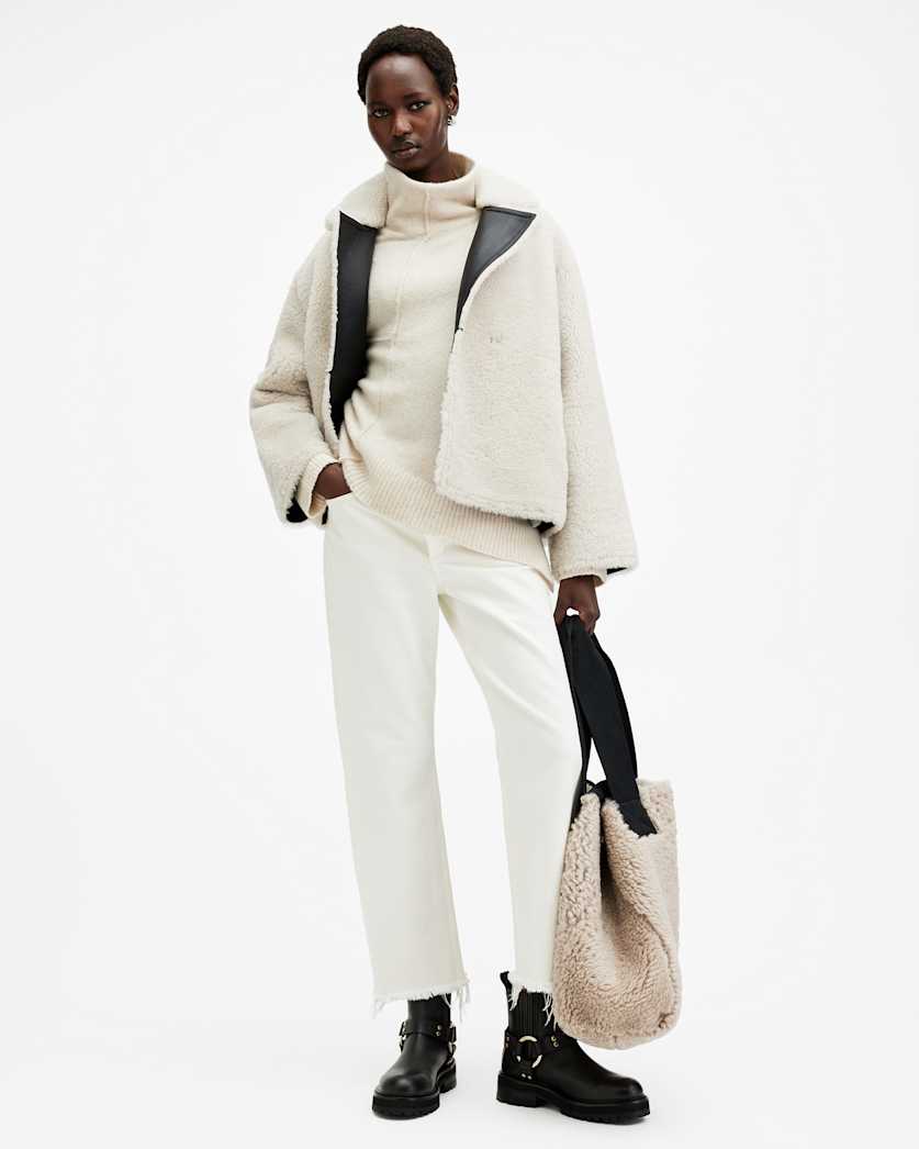 Lock Roll Neck Relaxed Fit Jumper