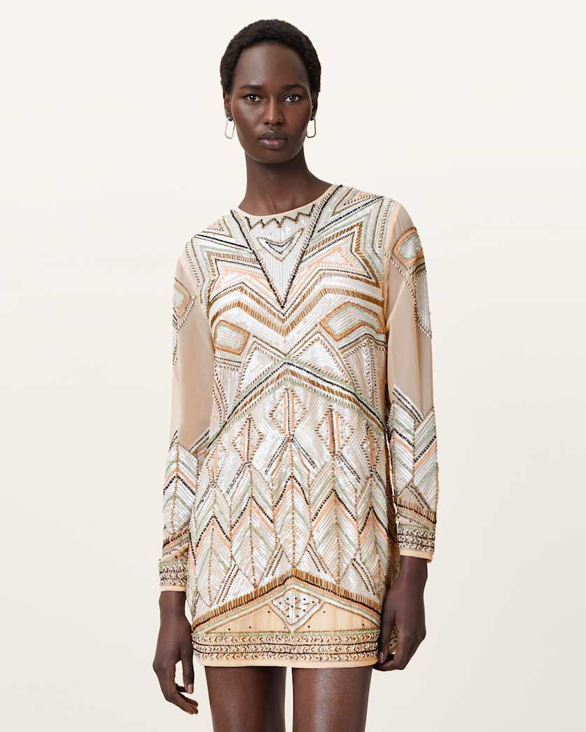 Noushka Embellished Mini Dress