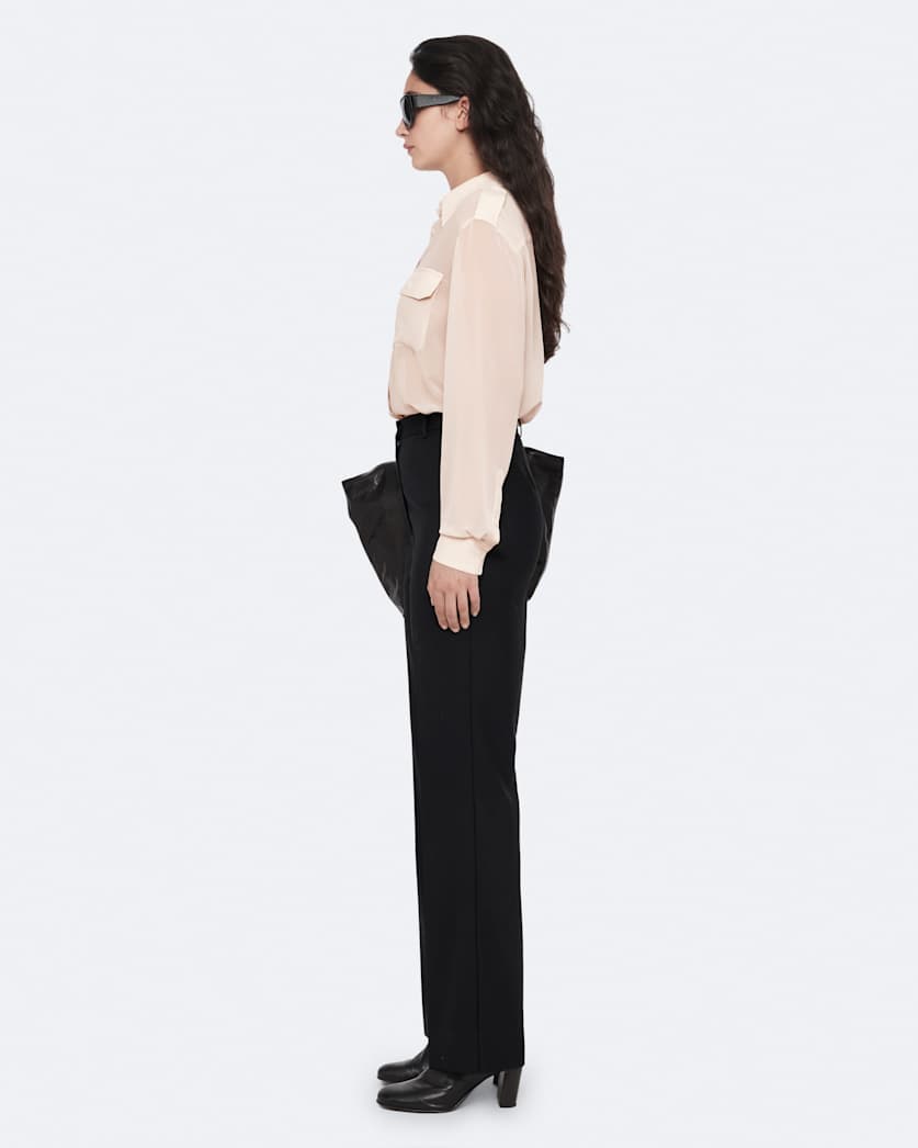 Sheer military shirt