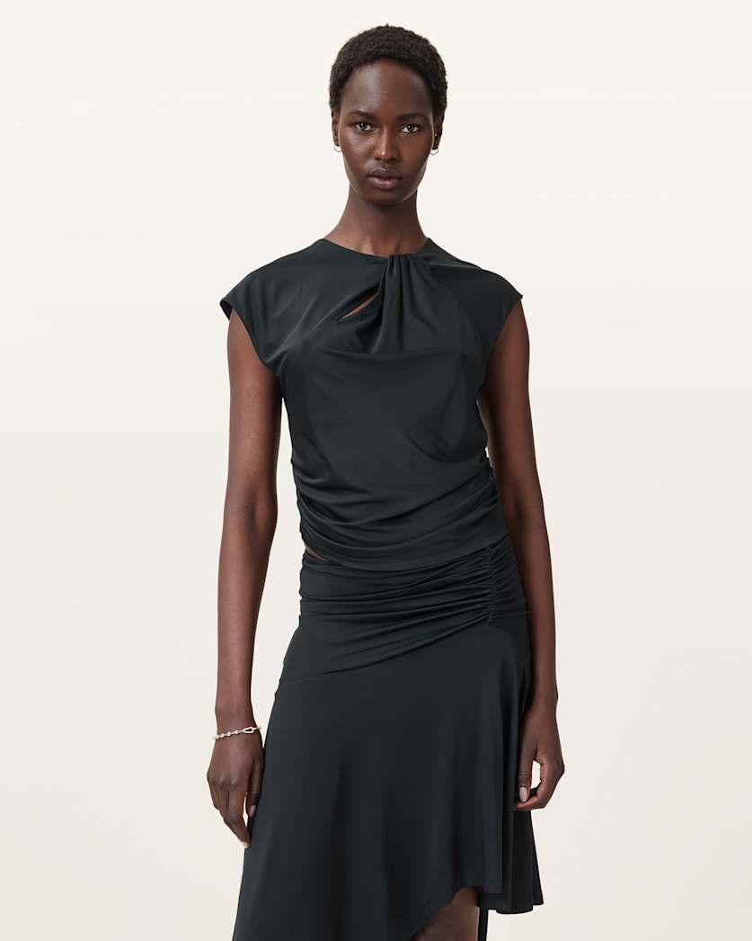 Annalie Slim Fit Jersey Top