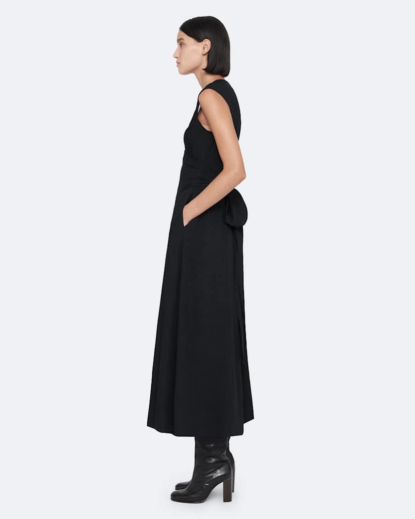 Midi wrap dress