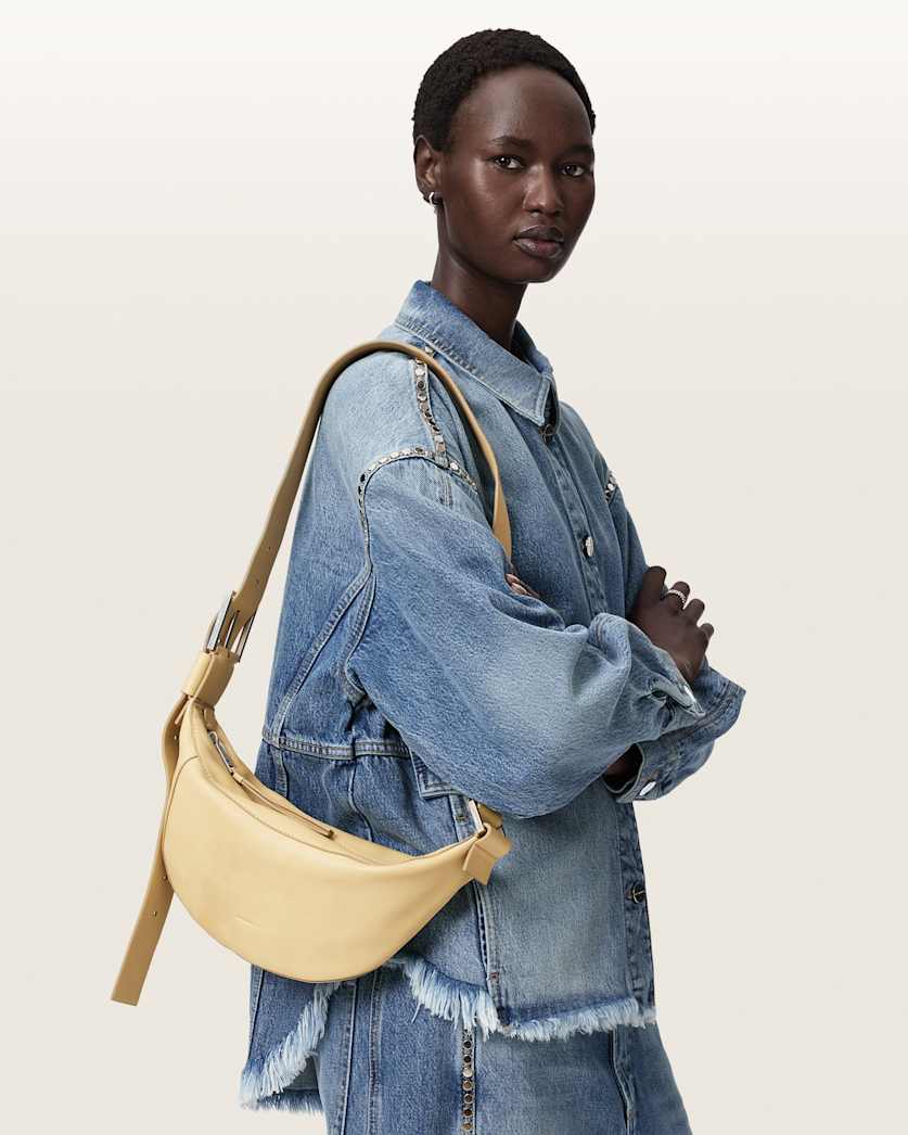 Luna Slouchy Leather Crossbody Bag