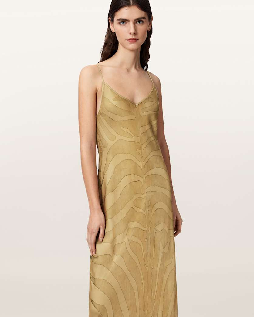 slim fit dress slacks Gold Chain Strap Slip Maxi Dress – Haute Glam Boutique main image 0