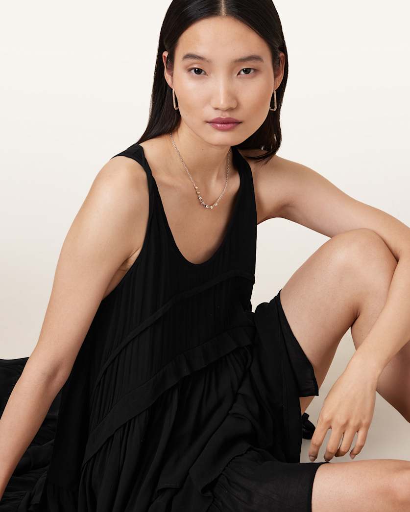 Cavarly Tiered Ruffle Maxi Dress