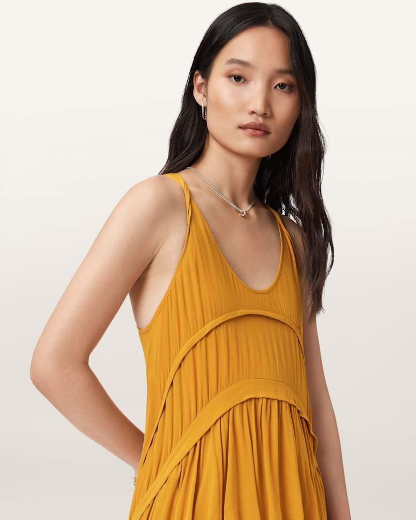 Cavarly Tiered Ruffle Maxi Dress