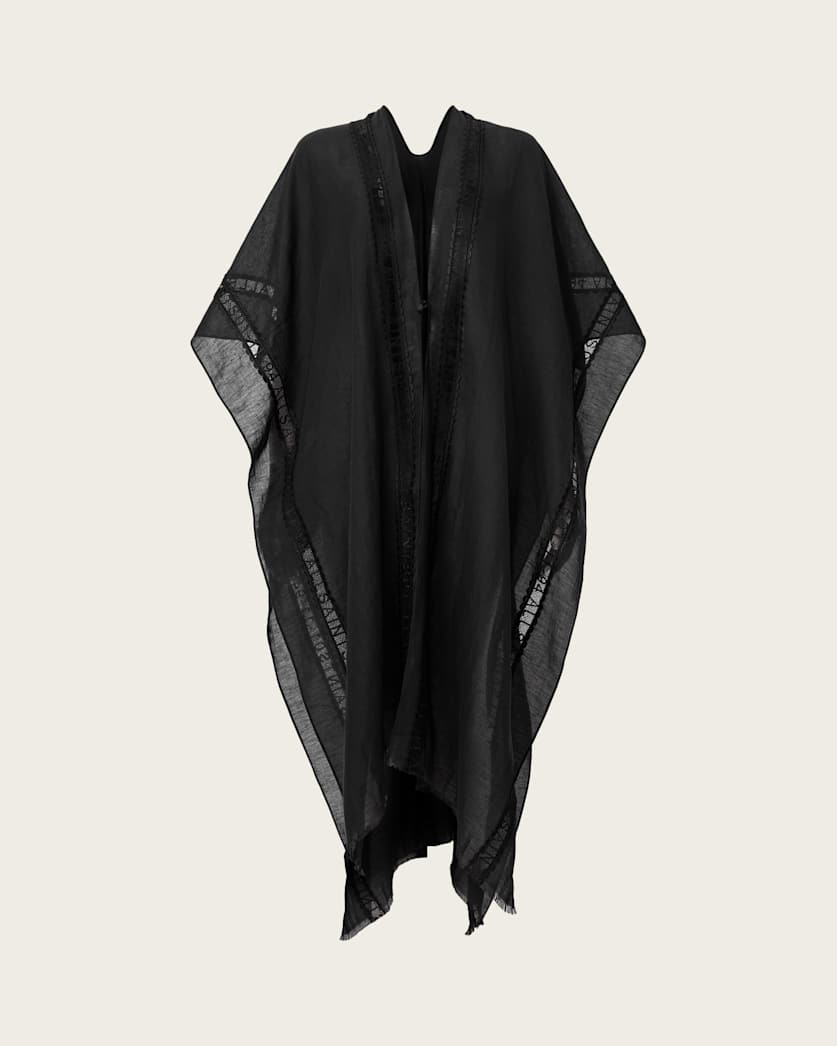 Anthea Lace Trimmed Ruana