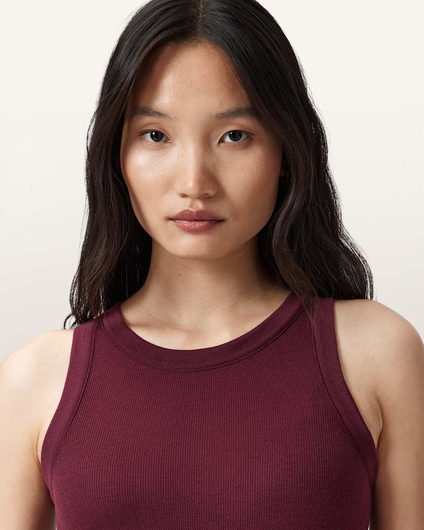 Rina Crew Neck Sleeveless Tank Top