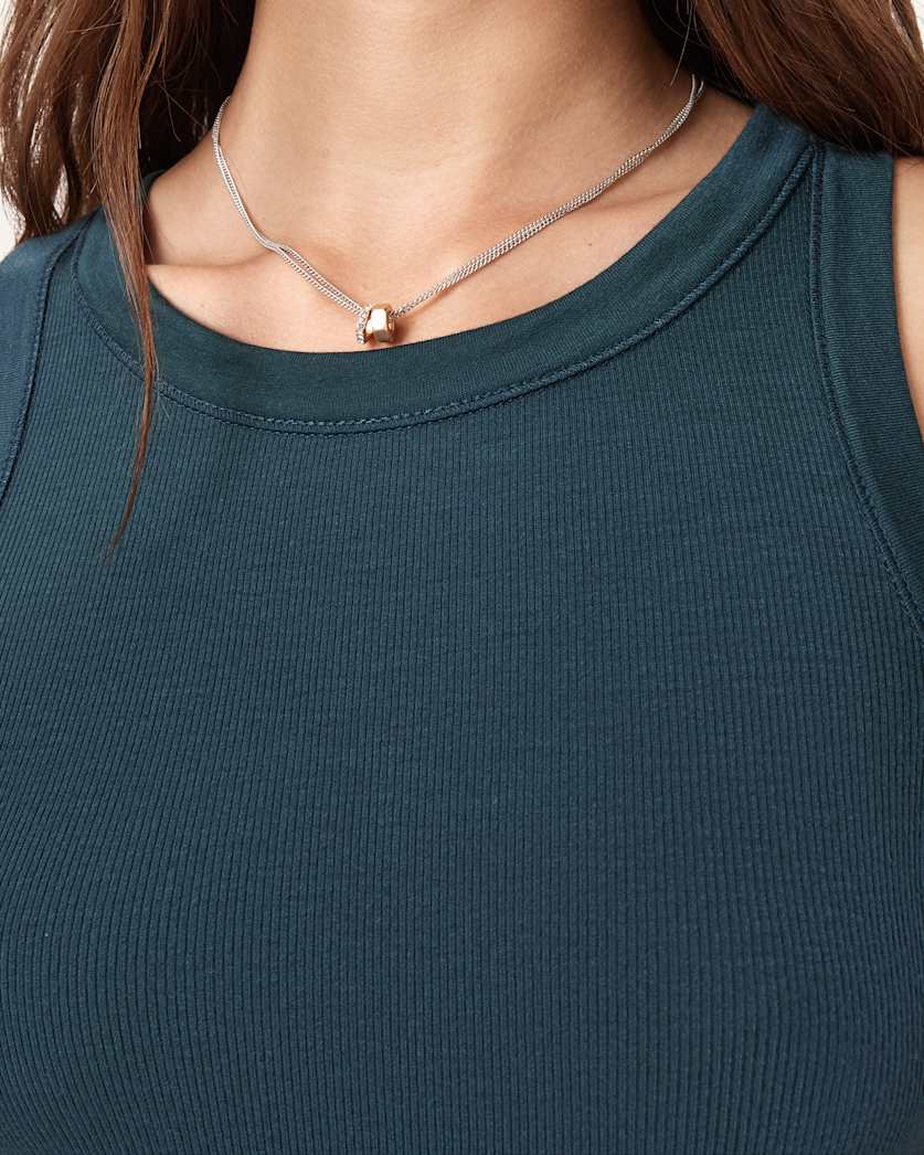 Rina Crew Neck Sleeveless Tank Top