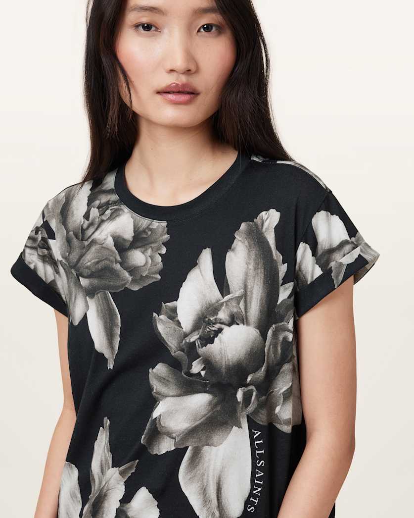 Anna Floral Print Short Sleeve T-Shirt