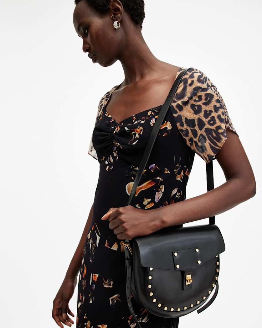 Miro Leather Saddle Bag