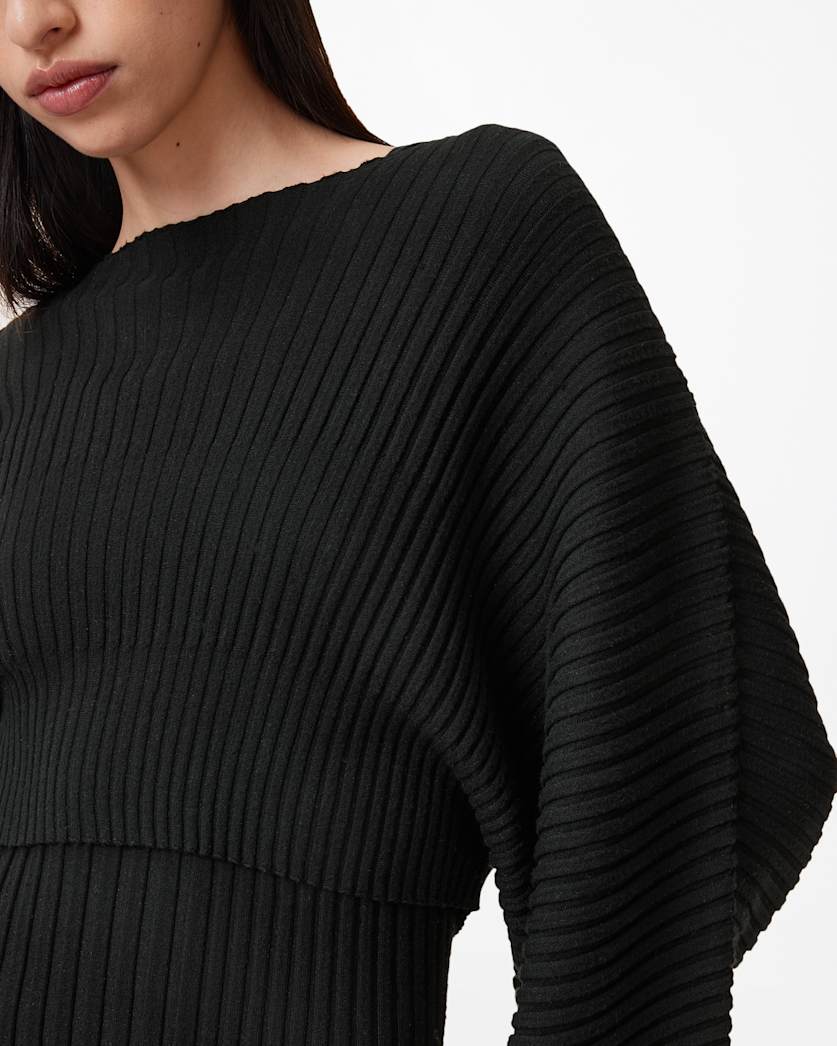 Minori 2-In-1 Ribbed Midi Dress