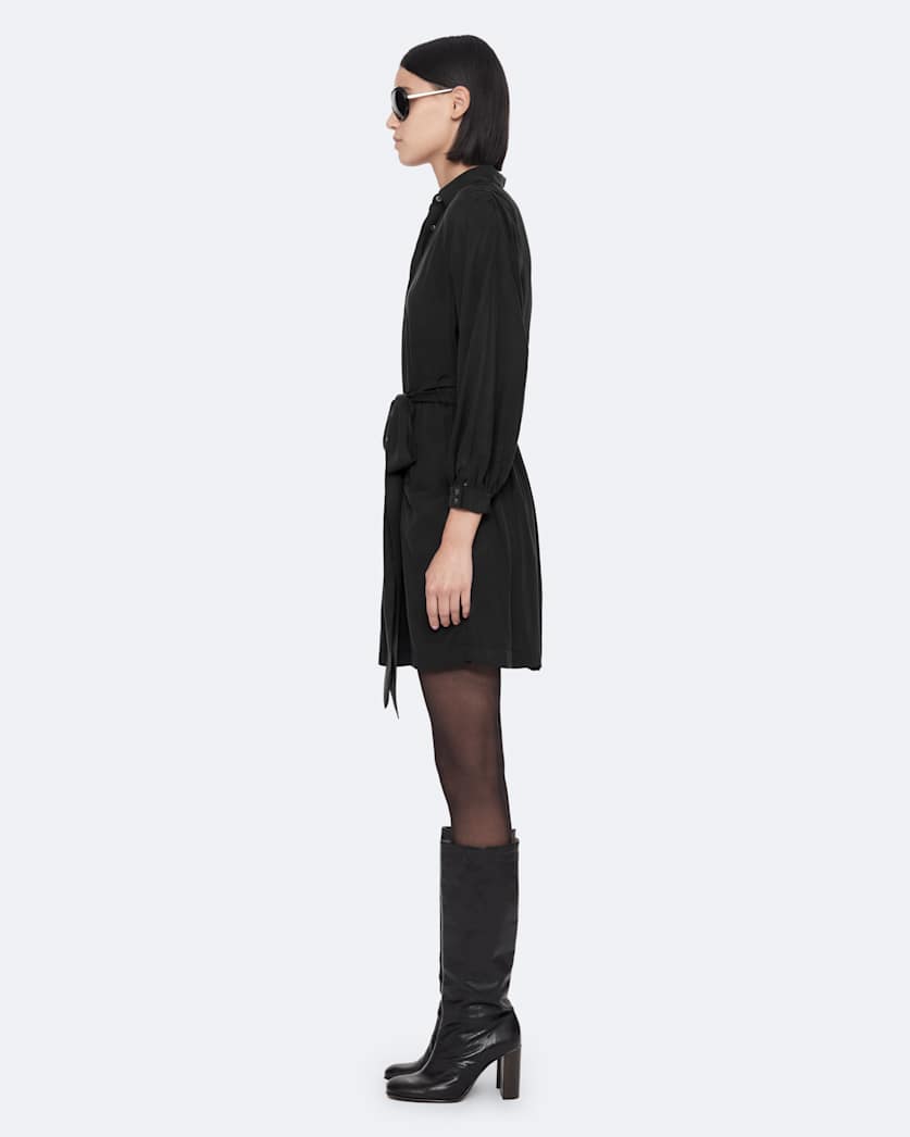 Noora silk blend shirt dress