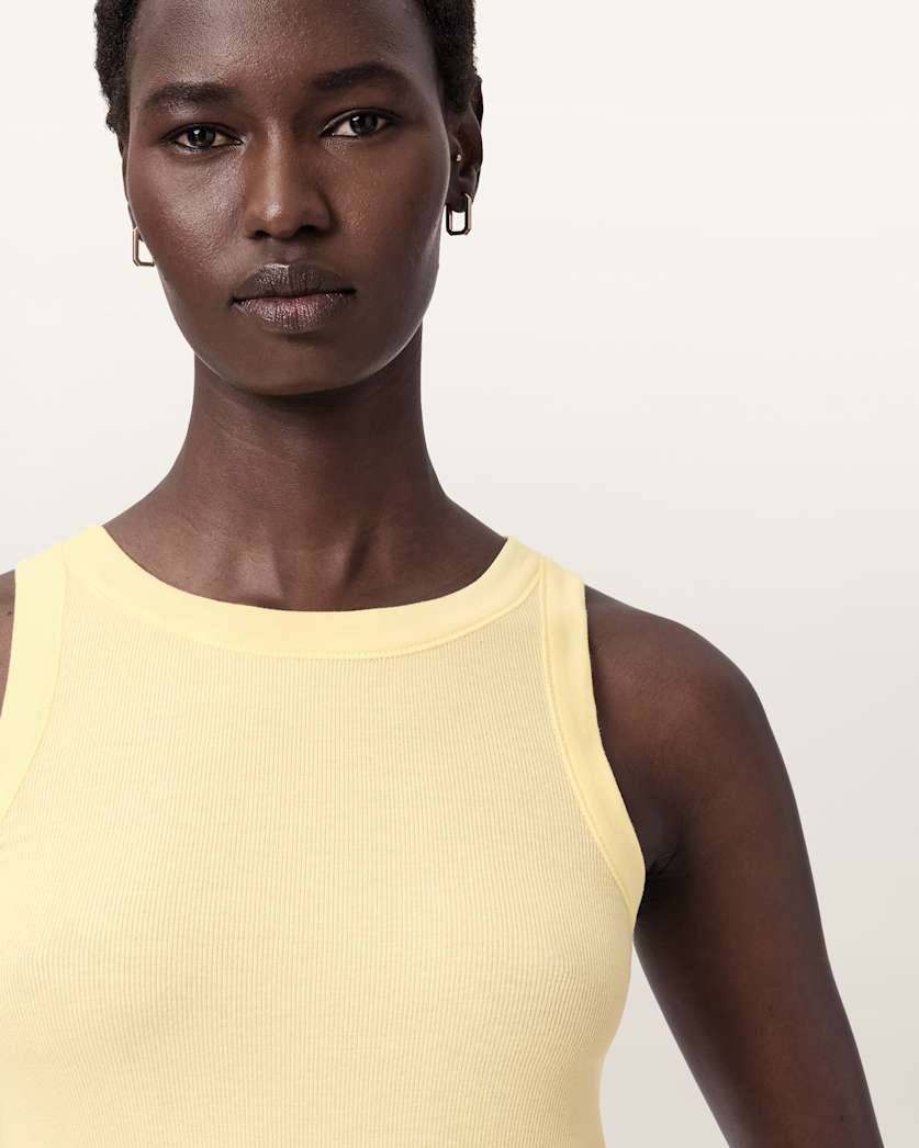 Rina Crew Neck Sleeveless Tank Top