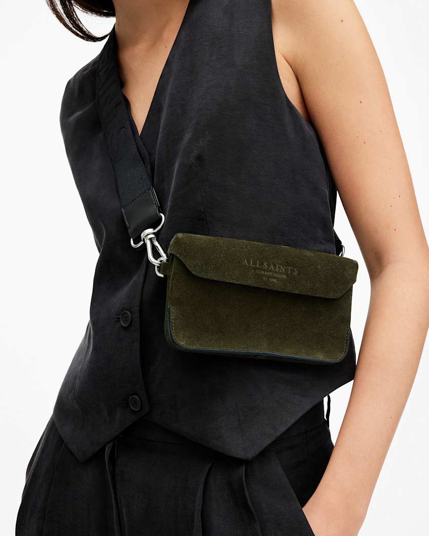 Zoe Adjustable Leather Crossbody Bag