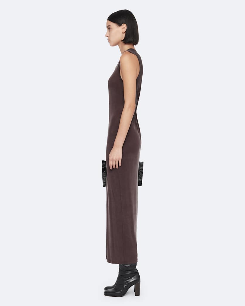 Sleeveless bodycon midi dress