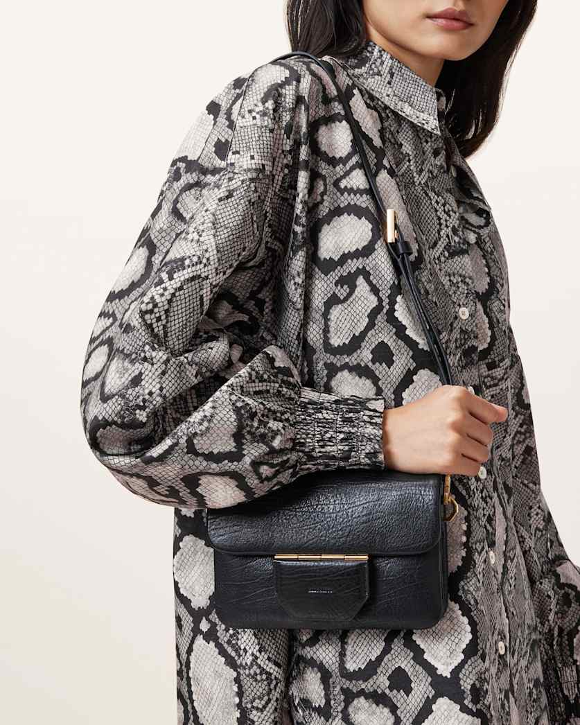 Jupiter Grain Leather Crossbody Bag