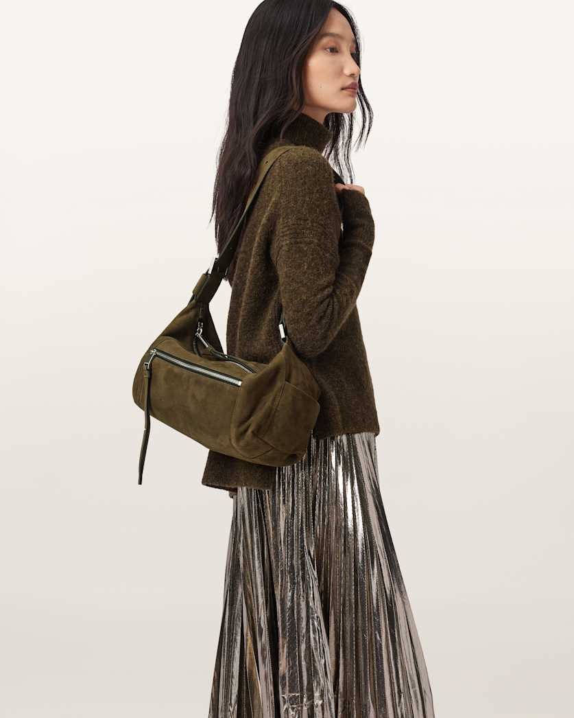 Vega Suede Shoulder Bag