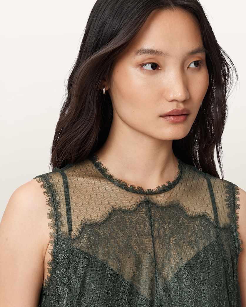 Clara Mesh Midi Dress