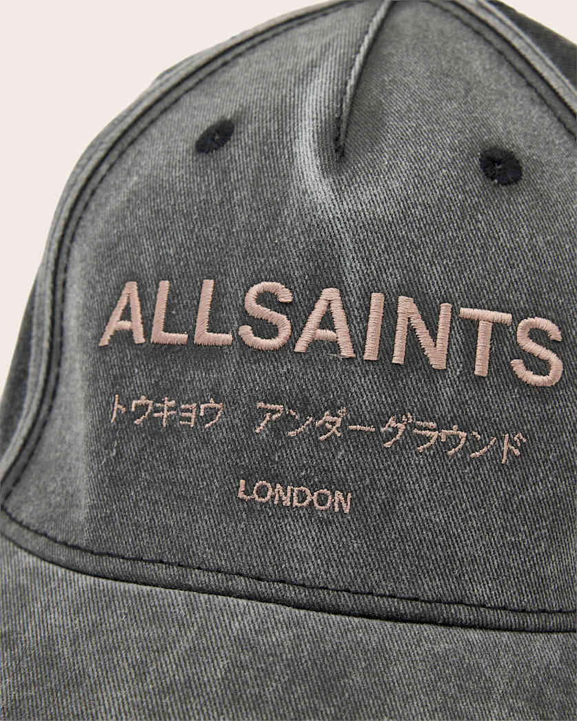 Underground Logo Print Baseball Cap