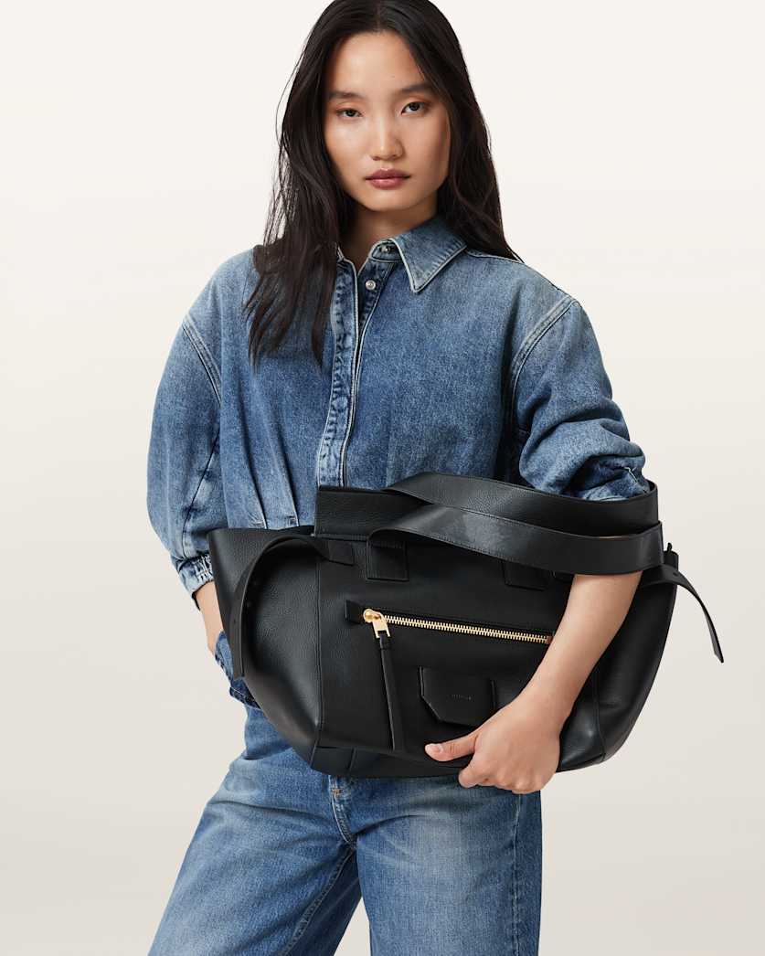 Perez Leather Shoulder Bag