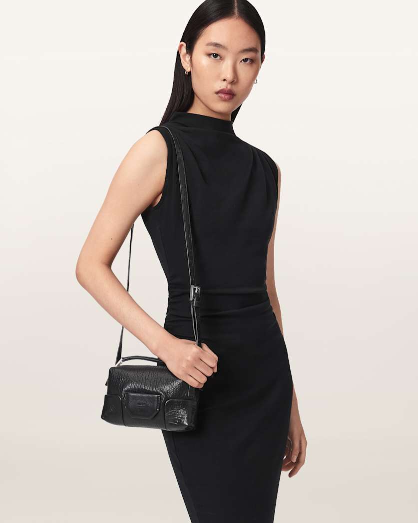 Ares Leather Crossbody Bag