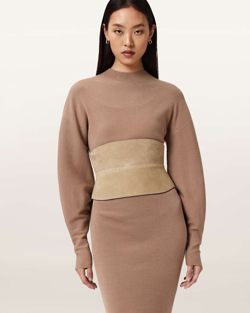 Oakleigh Suede Corset Belt