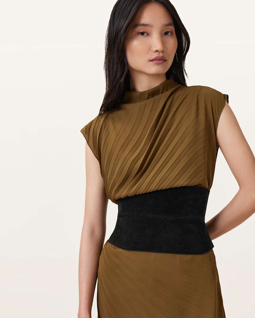 Oakleigh Suede Corset Belt