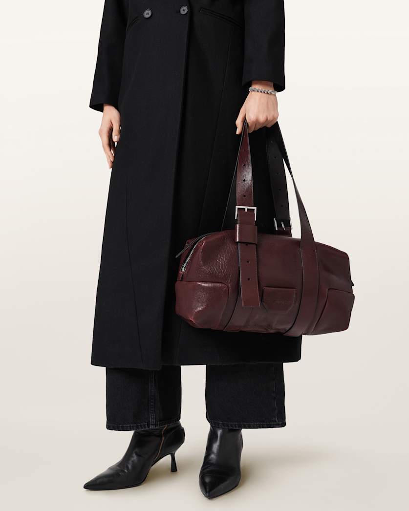 Ares Grain Leather Shoulder Bag