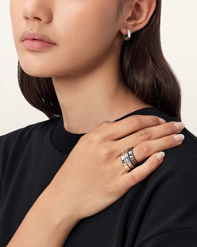 Ula Two Tone Ring Set