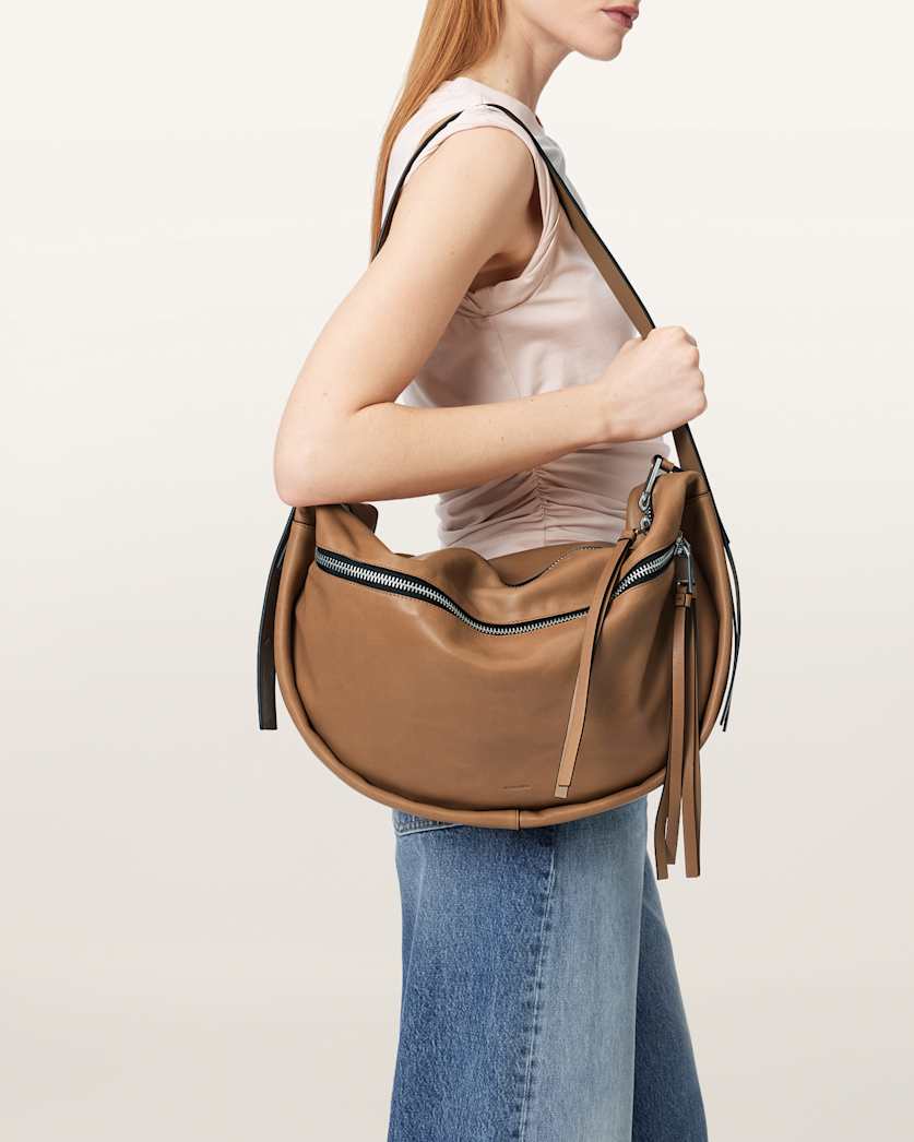 Noemie Leather Shoulder Bag