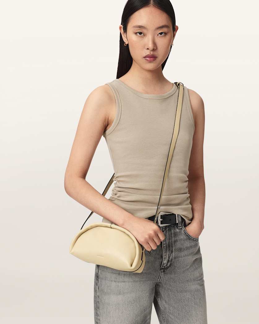 Rosalie Arc Leather Crossbody Bag
