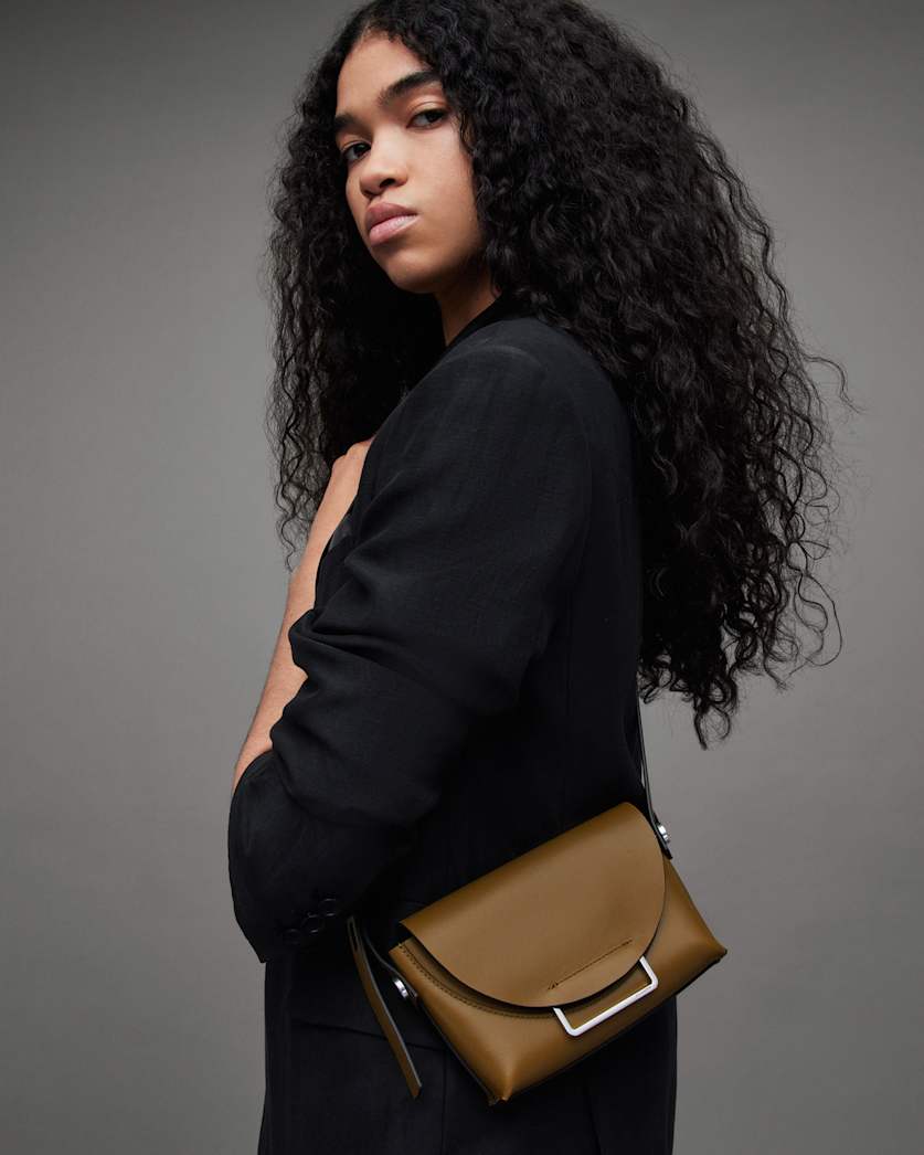 Francine Leather Crossbody Bag
