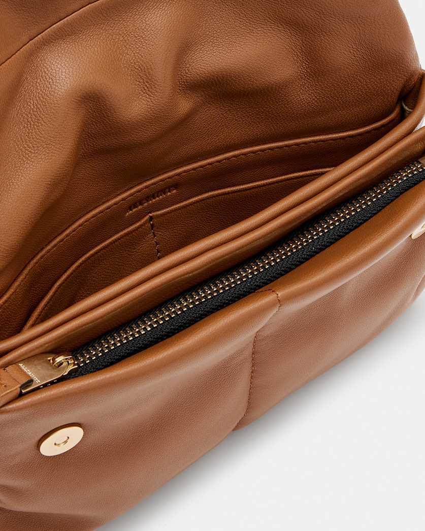 Ezra Quilted Leather Crossbody Bag