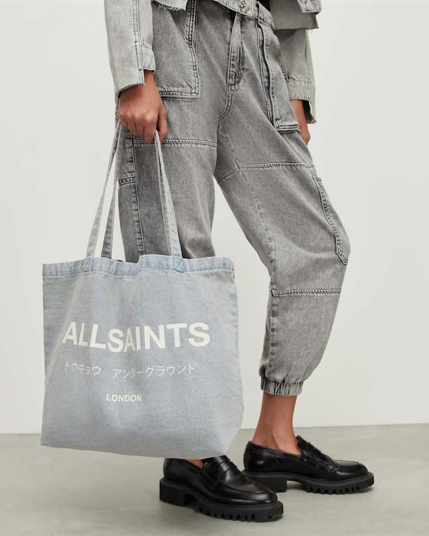 Underground Washed Tote Bag