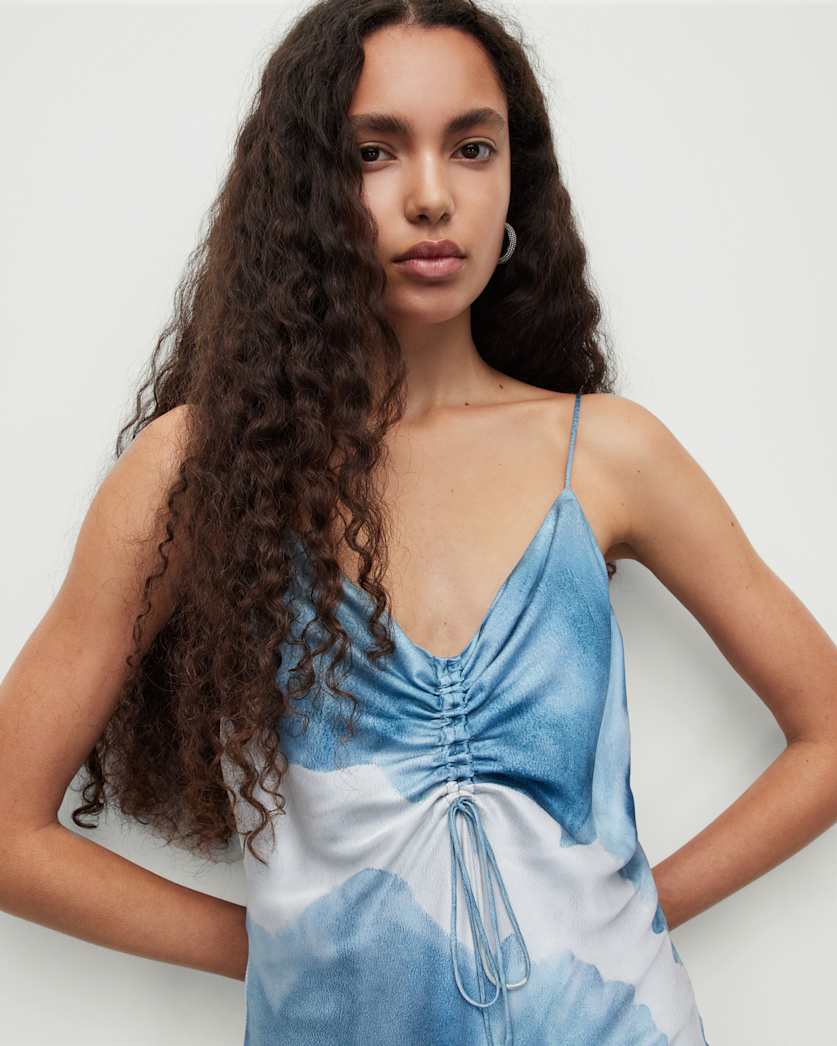 Alexia Silk Blend Mariana Midi Dress