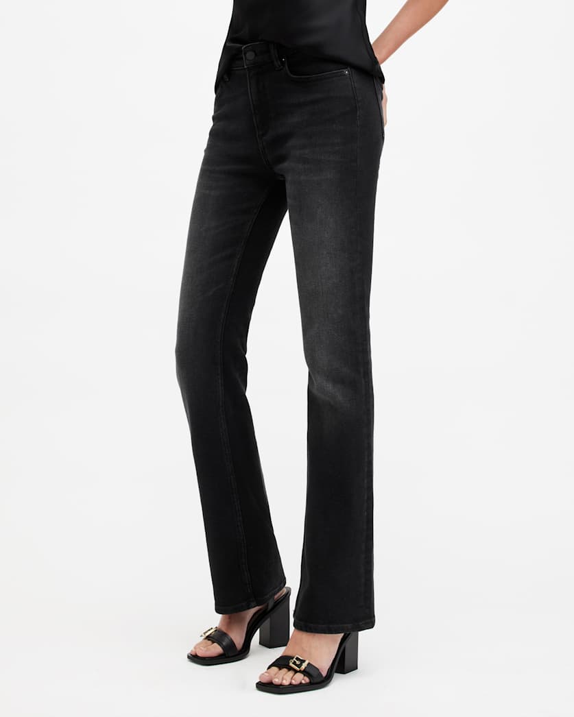 Haldan Slim Bootcut Stretch Denim Jeans