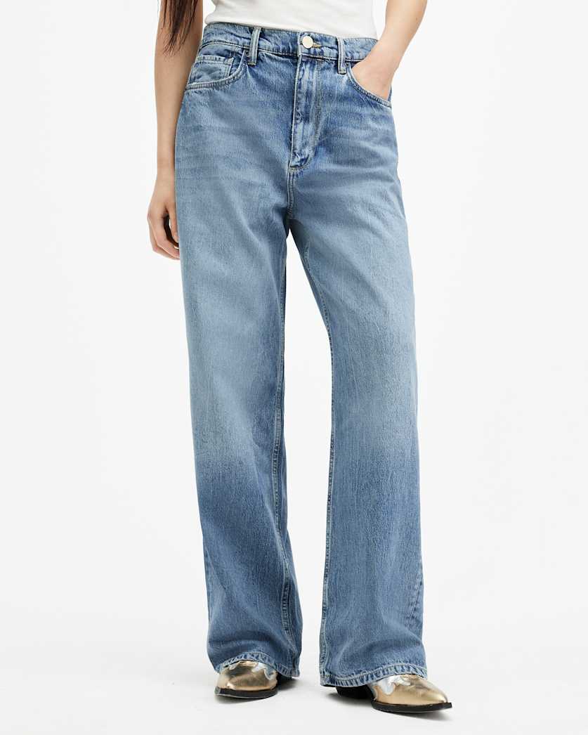 Blake Low Slung Wide Leg Denim Jeans