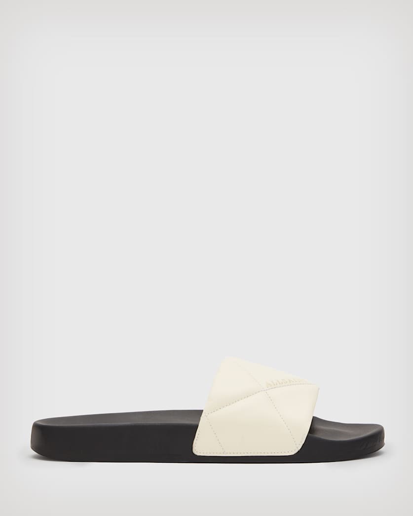 Bell Quilted Leather Sliders