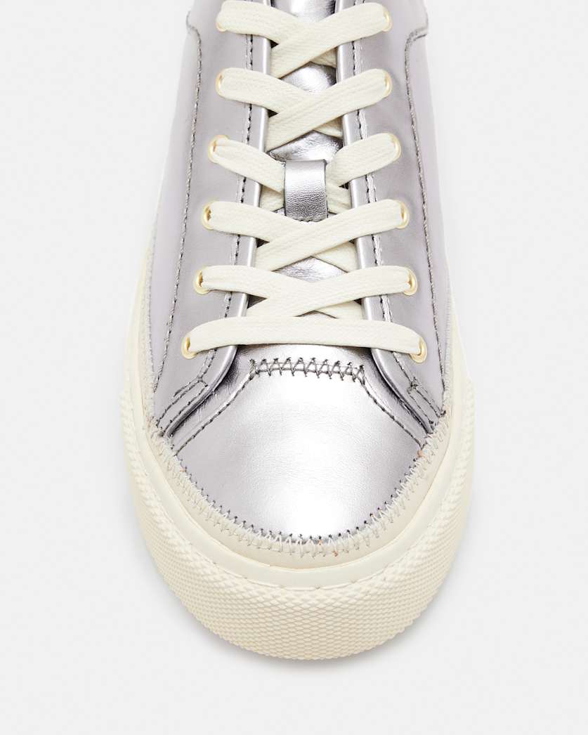Milla Metallic Leather Trainers