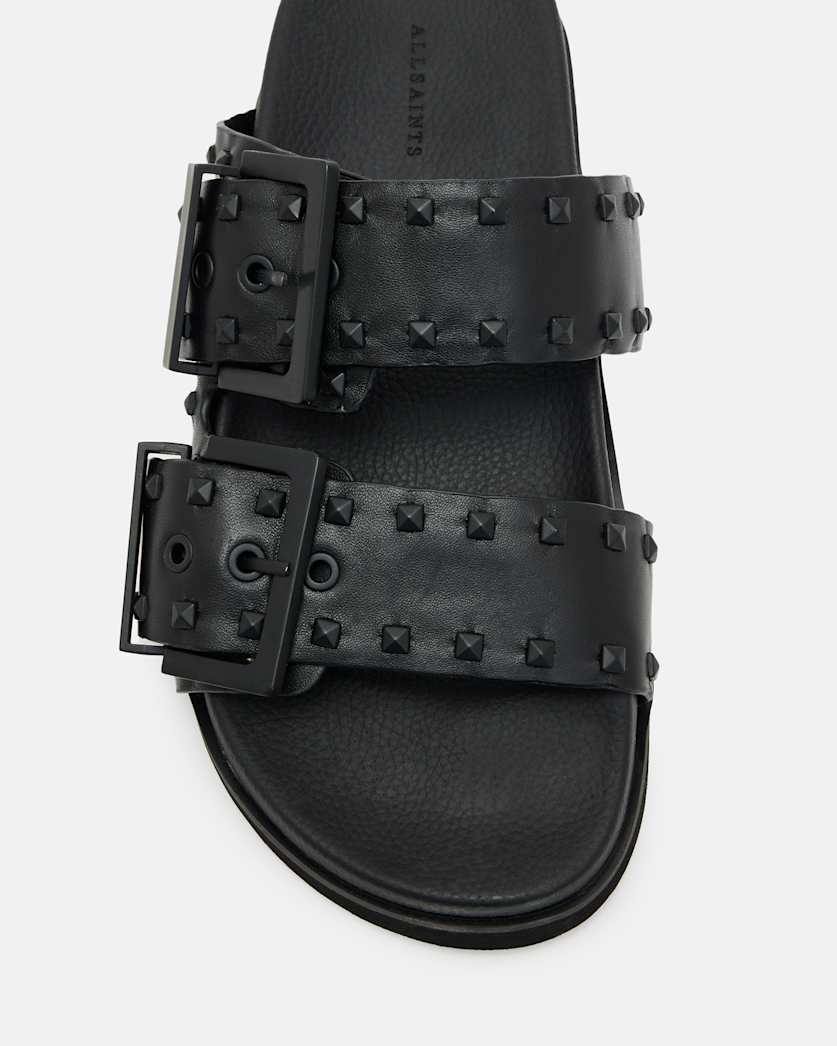 Sian Leather Studded Sandals