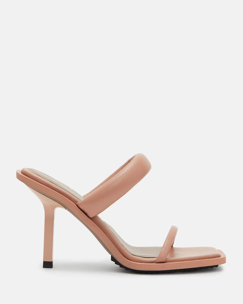 Ava Leather Heeled Sandals