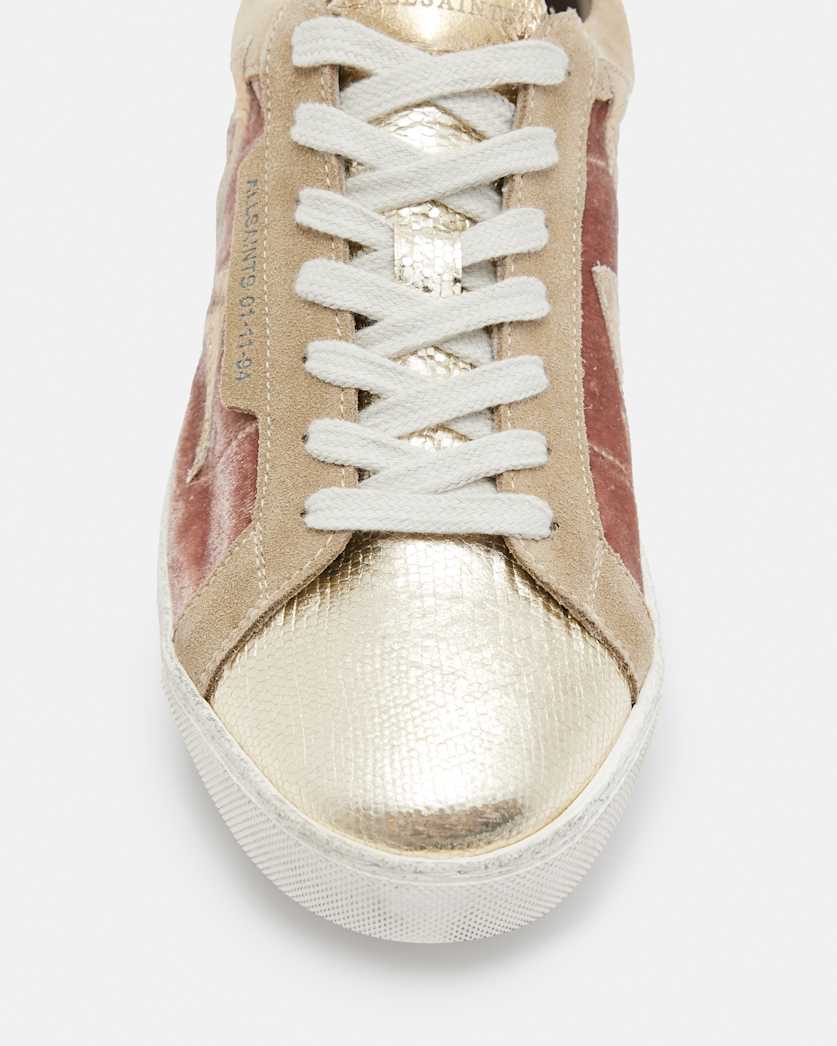 Sheer Bolt Leather Trainers