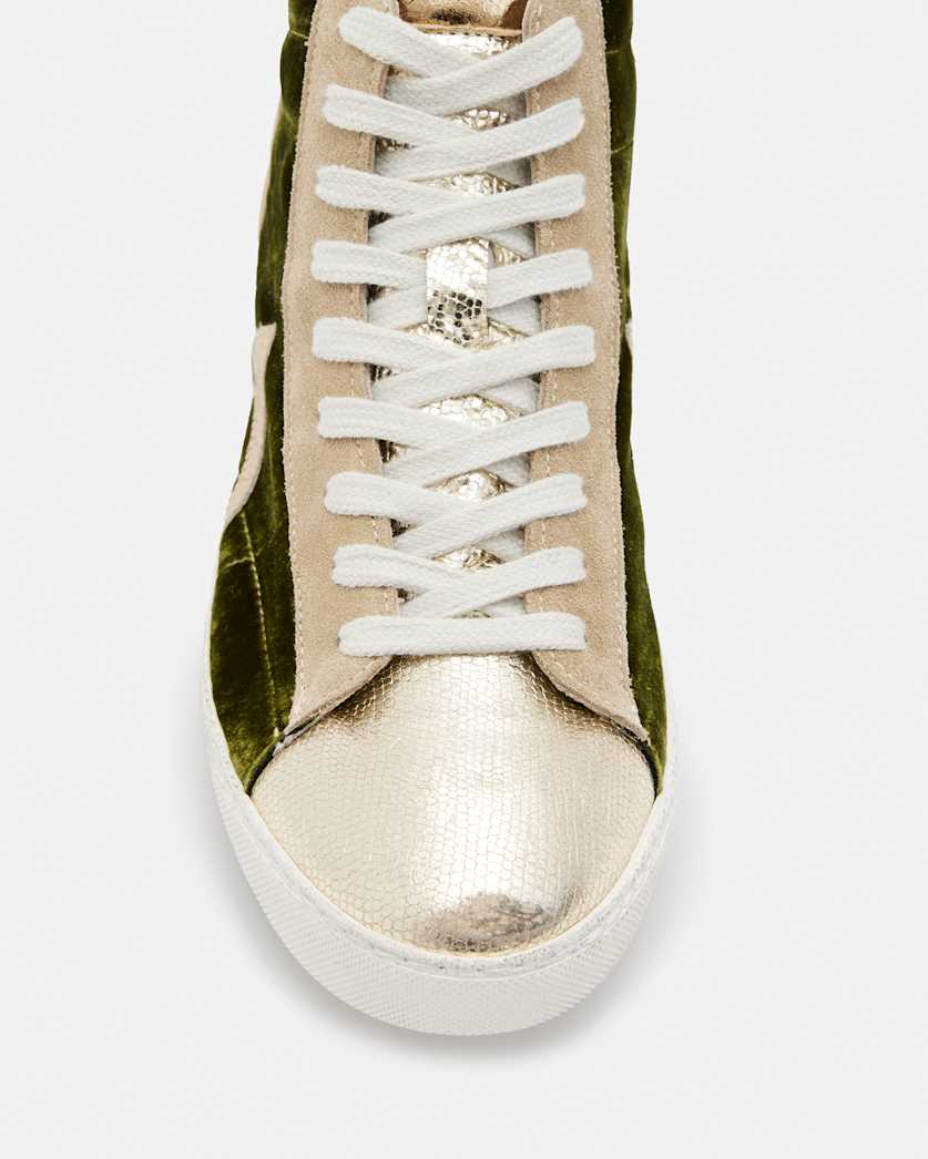 Tundy Bolt High Top Leather Trainers