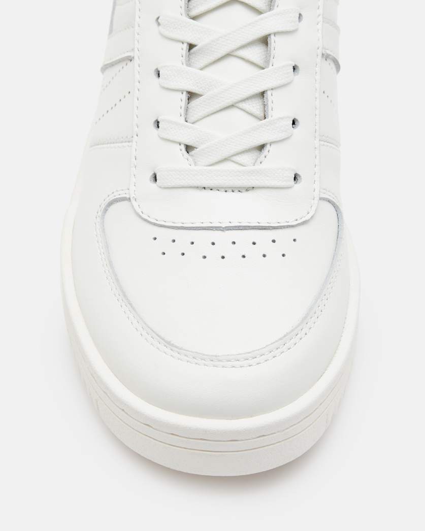 Vix Low Top Round Toe Leather Trainers