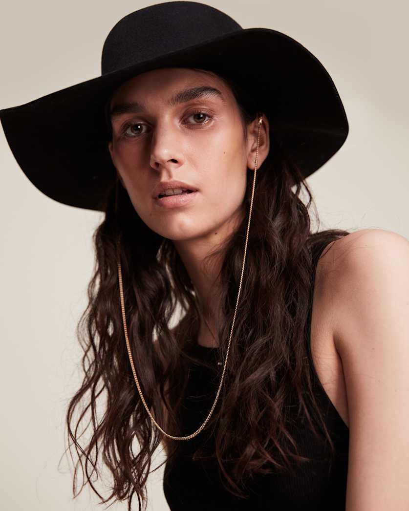 Mila Chain Wool Bolero Hat