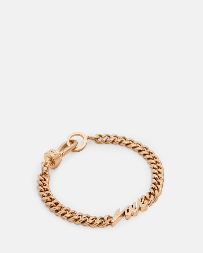 Love Script Gold-Tone Bracelet