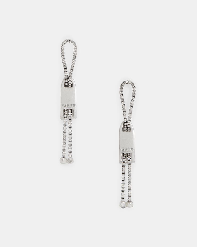 Zosia Chain Silver-Tone Earrings
