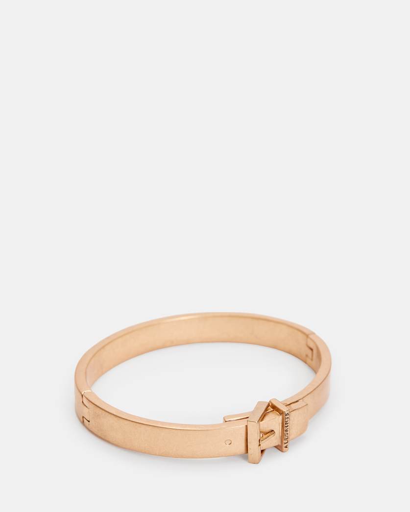Brea Buckle Gold-Tone Bangle