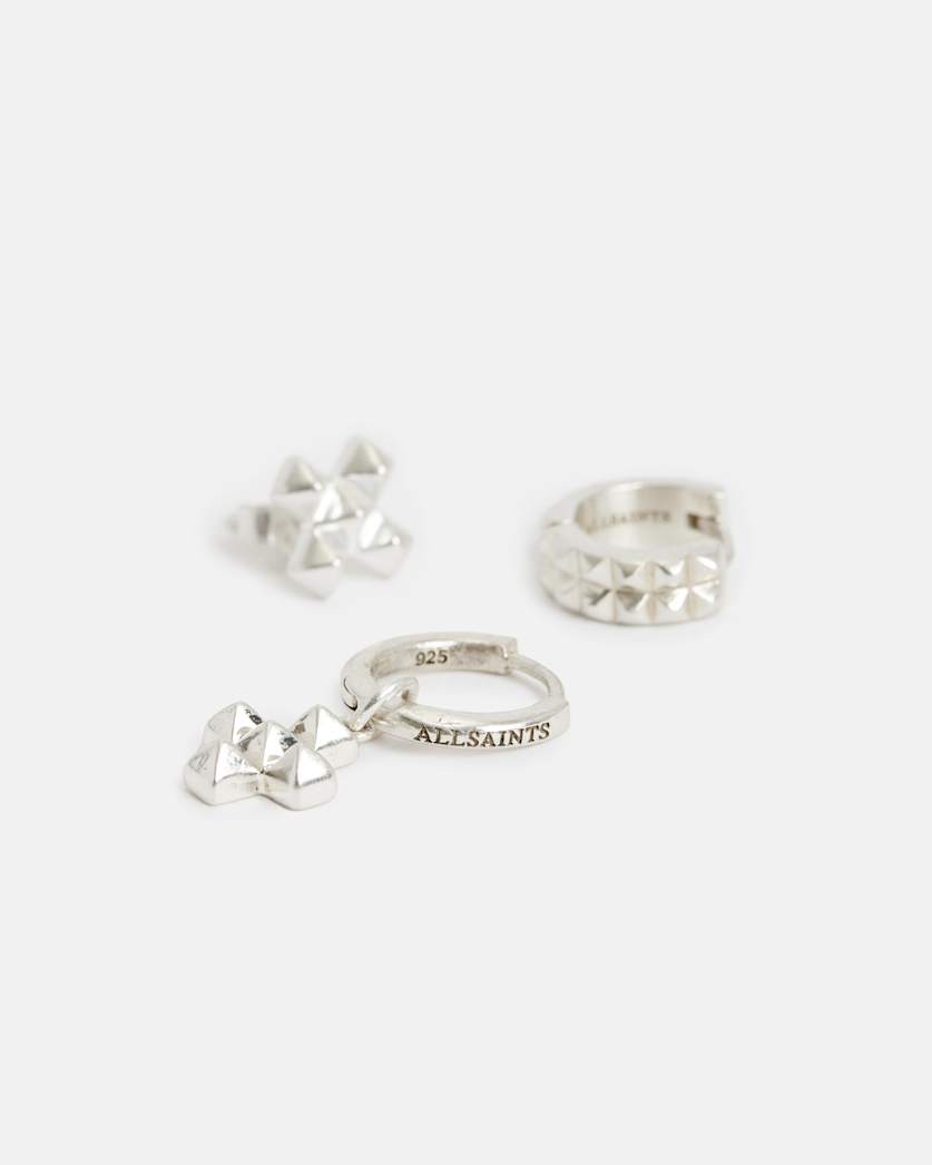 Nova Sterling Silver Earring Trio Set