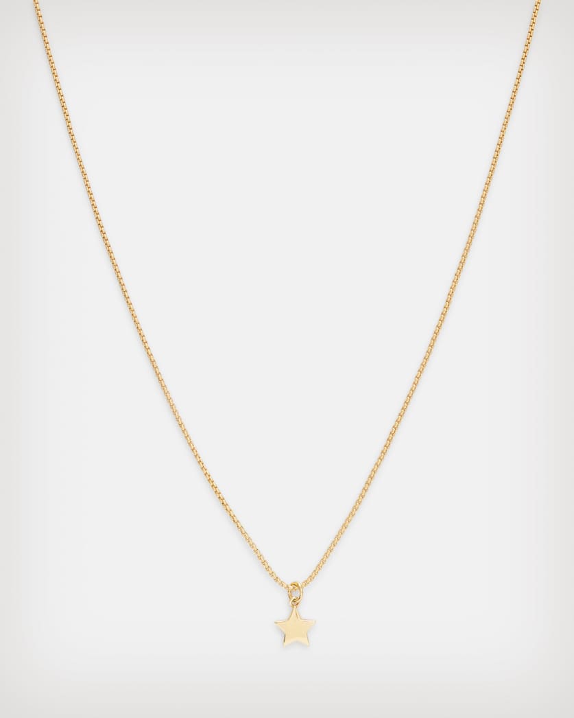 Star Pendant Gold-Tone Necklace